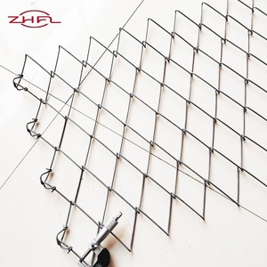 Clôture en treillis métallique galvanisé à mailles losangées, étanche et facile à assembler pour les terrains et cours – Meilleures ventes - Product Image 1