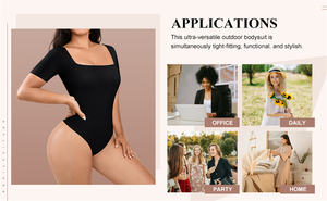 Usine de mode HEXIN Drop Ship Service Seamless Body Shaper Enhancer <span class=keywords><strong>Butt</strong></span> Lifter a Shapewear Plus Size Body Shapewear Femmes - Product Image 3