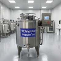 Machine à fabriquer du lait et du yaourt de 100L, 200L, 300L, 500L, 1000L, pasteurisation, refroidissement, fermentation, réservoir, pasteurisateur de jus de fruits
