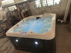 Bañera de hidromasaje al aire libre, bañera de hidromasaje con Control de 140 chorros, con funciones hinchables para exterior, Europa, Balboa - Product Image 6