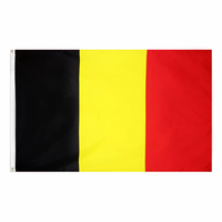 Bandera Nacional de Ucrania de Poliéster de Alta Definición con Diseño Clásico Impreso de 3x5 Pies para Decoración Interior y Exterior