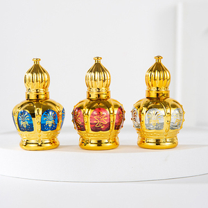 <span class=keywords><strong>2025</strong></span> Hot Bán Mini 12Ml Thủy Tinh Cầm Tay Tinh Dầu Phân Phối Chai Mạ Điện Rỗng Cuộn Trên Con Dấu Cho Chăm Sóc Da Huyết Thanh - Product Image 1