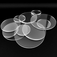 Disques acryliques personnalisés de 3 mm d'épaisseur, cercles en plexiglas multicolores pour projets de bricolage