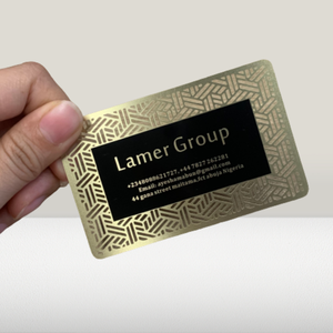 บัตรธุรกิจโลหะสแตนเลส 304/316 พร้อมคิวอาร์โค้ดแบบกำหนดเองและโลโก้ส่วนตัว - Product Image 6