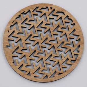 Posavasos, alfombrillas y almohadillas de diseño de corte láser de madera, nuevo - Product Image 1