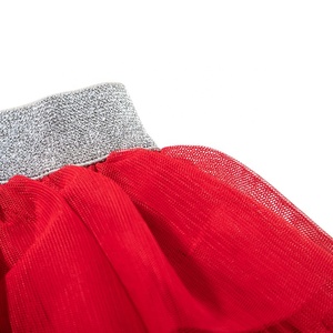 Gabby Loop Kids Girls Summer Red Color Layered Fluffy Tulle Dress up Princess <b>Skirt</b> Children Tutu <b>Skirt</b> - Product Image 4