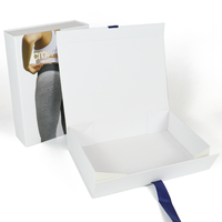Carton d'emballage personnalisé recyclé pour vêtements de forme cadeau emballage en carton rigide boîte de papier pliante pour vêtements corset de commerce électronique