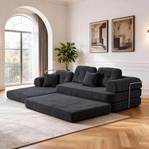 <b>Modern</b> Fabric L-Shaped Convertible <b>Sofa</b> <b>Bed</b> Inflatable & Eco-Friendly US-Based Dropshipping with Fast Shipping - Product Image 6