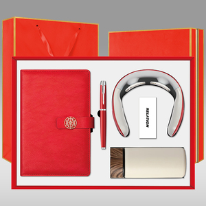 Custom Luxury A5 Notebook Set Hardcover PU Business Journal with Pen Thermos Cup &amp; Gift Box Graduation <strong>Promotion</strong> Multiple Colors - Product Image 4