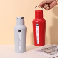 Nouveau Portable En Acier Inoxydable Thermos Tasse En Plein Air Grande Capacité Alpinisme Bouilloire Sport Thermos Bouteille avec Buse