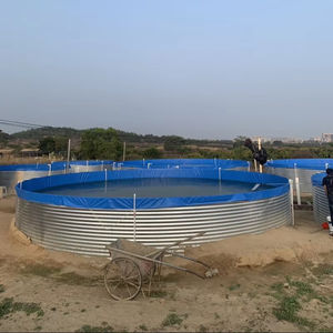 Tanque de Peces de PVC de Gran Tamaño para Acuicultura de Recirculación, Venta al por Mayor de Fábrica, Tanque de Peces de PVC para RAS - Product Image 1