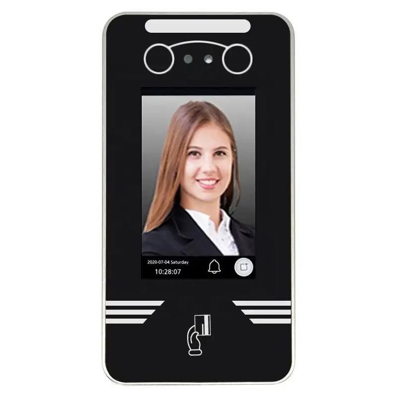 dynamic face recognition access control terminal with time attendance