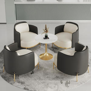 JXT Département des ventes négocie canapé bureau luxe affaires unique chaise arrière hôtel loisirs mille oiseaux grille canapé chaise - Product Image 3