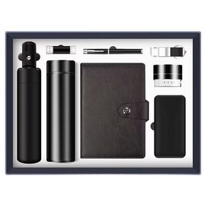 Wholesale Promotional Gifts Items Luxury Stainless Steel Customizable Diary Business Thermos <b>Cup</b> Notebook Gift Set Pen Water - Product Image 4