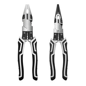 Alicates de Punta de Aguja Multifuncionales de Grado Electricista, Herramientas Industriales de Ferretería, Cortadores de Alambre con Función de Corte Diagonal - Product Image 3