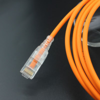 Cables de Conexión de Cobre UTP y FTP Certificados por Anatel, Cat5e, Cat6, Cat6a, Cat7, KC-CAT6-9878, Cable de Datos Cat6 Rojo para Comunicación