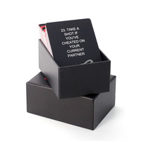 Jeu de cartes personnalisé pour adultes, amusant, pour boire, à thème conversation et souvenirs, idéal pour les couples, les soirées et les rendez-vous galants, avec boîte