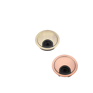 Penutup Lubang Multifungsi Modern Kontemporer dari Paduan Seng dengan Lubang Sekunder Berulir untuk Meja Komputer Rumah atau Kantor, Dekoratif untuk Kabel - Product Image 3