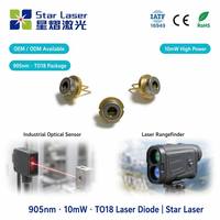 Diode laser infrarouge QSI QL90F7SX 905nm 10mW TO18 5.6mm LD pour capteur optique, mesure industrielle, télémètre