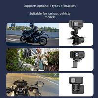 Caméra embarquée portable pour moto, caméra d'action étanche 2K pour la conduite en extérieur, pour moto et vélo électrique