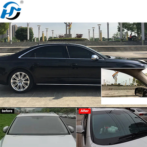Siêu tối màu đen vật nuôi Limo cửa sổ Tint 1% 50% ánh sáng truyền qua Bảo vệ lá phim cuộn chống trầy xước bảo vệ cửa sổ bìa - Product Image 2