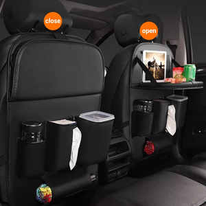 Multifunctional Car <b>Seat</b> Back Leather Hanging Bag Minimalist Style Dining Table Design Storage Organizer For Toys Snacks - Product Image 6