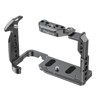 Acceptez la cage de caméra en alliage d'aluminium personnalisée pour Sony Fx2 avec chaussure froide et accessoires de caméra sur rail OTAN