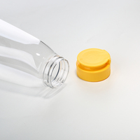 Bouteille en plastique de 16 oz (500 ml) sans BPA pour ketchup, mayonnaise, vinaigrette, confiture, sauce barbecue, sauce à presser