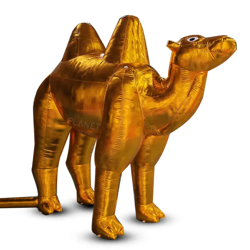 Personalizado Oxford tela gigante tamaño real camello modelo inflable camello para Decoración