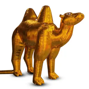 Customized Oxford Cloth Giant Life Size Camel Model Inflatable Camel For Decoration