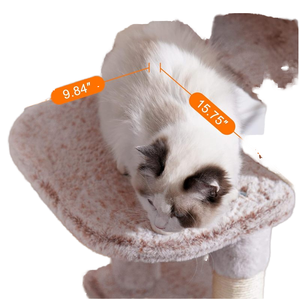 Papan penggaruk kucing, pohon rumah kucing Multilevel berkelanjutan, papan garuk Sisal bulu, kemasan kucing - Product Image 4