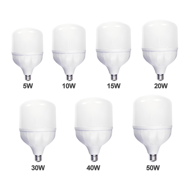Wholesale Led Bulb Plastic Material New 5W 10W 15W 20W 30W 40W 50W Led Bulbs Manufacturer Led Light Bulbs