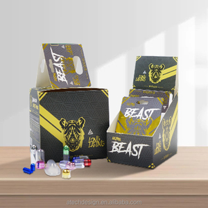 One-Stop Custom Rhino <b>Pills</b> Packaging Set with Blister Card Paper Box and Empty Capsule <b>Bottle</b> Wholesale - Product Image 6