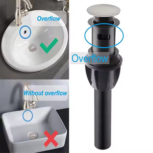Sifone Moderno Cromato a Scomparsa per Lavabo con Design Eco-Friendly - Product Image 4