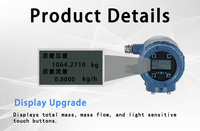 Industrial Use Stainless Steel Coriolis Mass Flow Meter with 0.2 Accuracy for Oils Slurries and Aqueous Solutions
