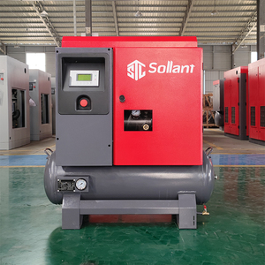 เครื่องอัดอากาศแบบเงียบเฟสเดียว 2 in 1, 220V แบบสกรูโรตารี่ พร้อมใช้งานเฟสเดียวและติดตั้งง่าย - Product Image 6