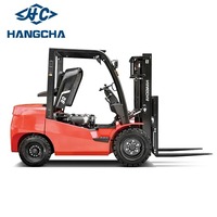 Chariot élévateur tout-terrain autoporteur 3 tonnes à mât bi- ou tri-étages série A2 CPCD pour la manutention de matériaux en entrepôt, directement de l'usine