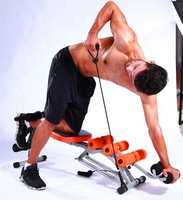 Chaise d'exercice classique, équipement de gym, entraîneur abdominal multifonction, équipement sportif