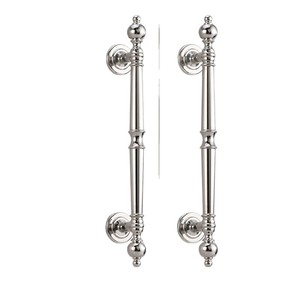 JAYHOO French Style Cabinet <b>Handles</b> Nickel Plated <b>Copper</b> Bar Drawer Wardrobe Door Knobs Modular Installation Durable - Product Image 5
