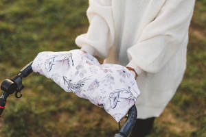 Vente en gros Gants d'hiver noirs imperméables et chauds, antigel, Sherpa confortable pour <span class=keywords><strong>poussette</strong></span> de bébé, chauffe-mains - Product Image 3