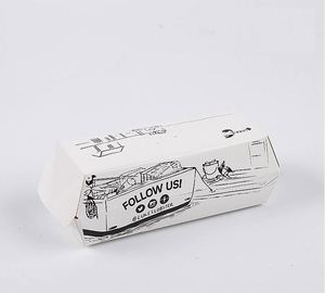 Cajas de Papel para Hot Dogs con Diseño Reciclado y Moderno, Caja para Donas Azul - Product Image 2