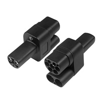 Adaptateur CCS 2 Combo vers NACS Tesla 250KW AC/DC Prise d'entrée/sortie pour la recharge de véhicules électriques Tesla Adaptateur de chargeur de véhicules électriques personnalisé