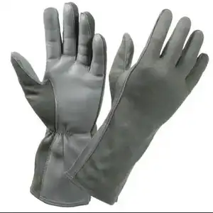 Gants de vol Nomex verts de la meilleure qualité gants de pilote de combat écran tactile Flyer gants Offre Spéciale