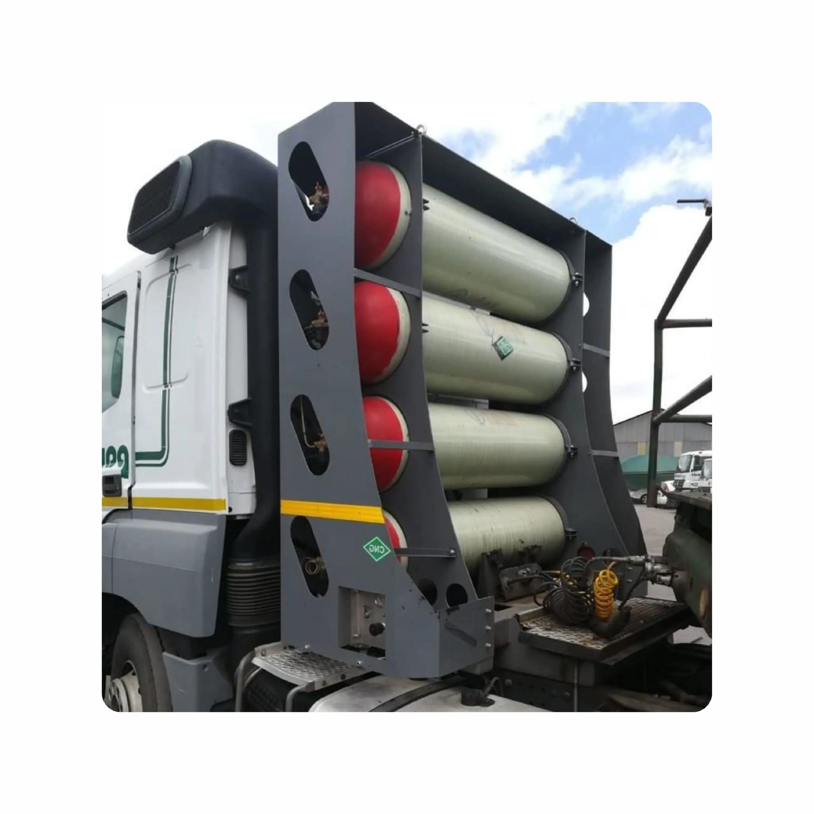 Latest Technology CNG2 406mm 200L CNG Type 2 CNG Cylinder Tank for Indonesia Market