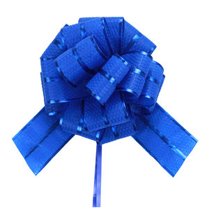 Hot Bán 3 Dòng Trang Trí Xe Cưới Pom Pom Kéo Hoa Bow Nổi Mô Hình Organza Kéo Bow Ribbon - Product Image 5