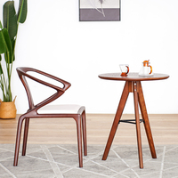 Ensemble table et chaises de salle à manger moderne et luxueuse en bois massif, nouveau mobilier de restaurant pour café et hôtel, pour atelier