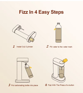 เครื่องทำน้ำอัดลมแบบอัดลม <span class=keywords><strong>CO2</strong></span>เย็นพิเศษสำหรับใช้ในครัวเรือน - Product Image 4