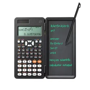 厂家价格批发学校用品417功能双记忆科学计算器带写字板