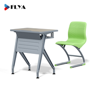 Mobilier scolaire moderne Chaises de salle de classe pour étudiants Table de bureau Chambre à coucher du collège Salon Bureau à domicile Utilisation en appartement