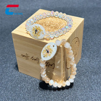 Bracelet NFC programmable style mode avec perles, 13,56 MHz, URL encodée, pour versets bibliques quotidiens